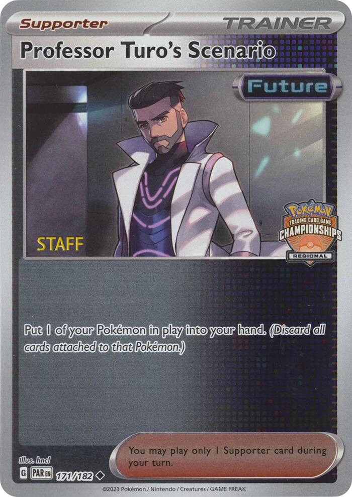 Professor Turo's Scenario (171/182) (2023 Regional Championships Staff) [League & Championship Cards] | Odin's Place