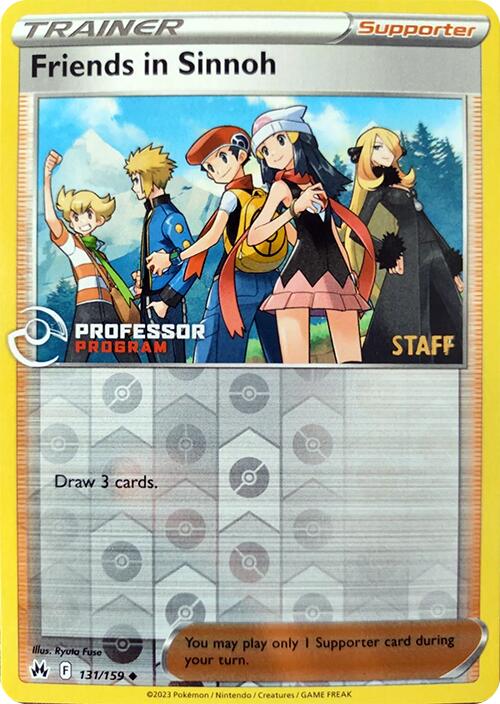 Friends in Sinnoh (131/159) (2023 Staff) [Professor Program Promos] | Odin's Place
