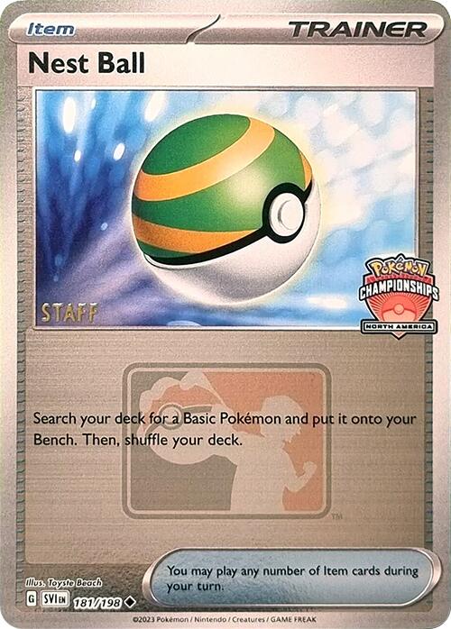 Nest Ball (181/198) (2024 North America Championships Staff) [League & Championship Cards] | Odin's Place
