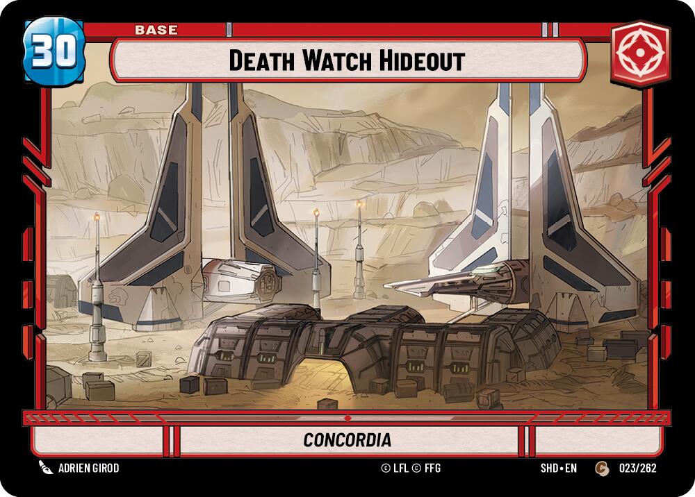 Death Watch Hideout // Shield (023 // T02) (023 // T02) [Shadows of the Galaxy] | Odin's Place