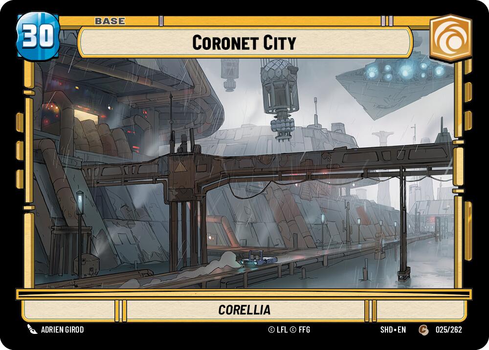 Coronet City // Shield (025 // T02) (025 // T02) [Shadows of the Galaxy] | Odin's Place