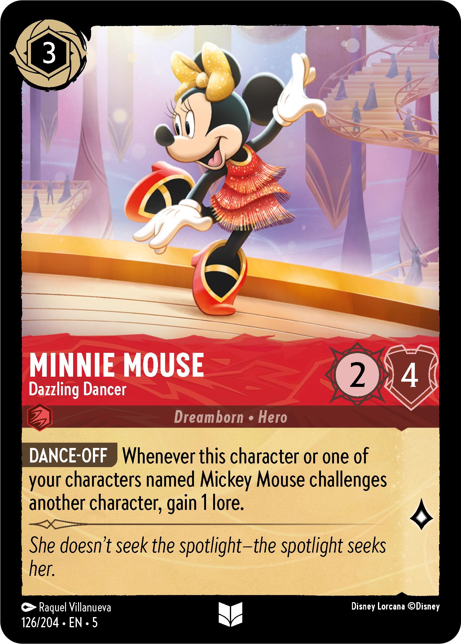 Minnie Mouse - Dazzling Dancer (126/204) [Shimmering Skies] | Odin's Place