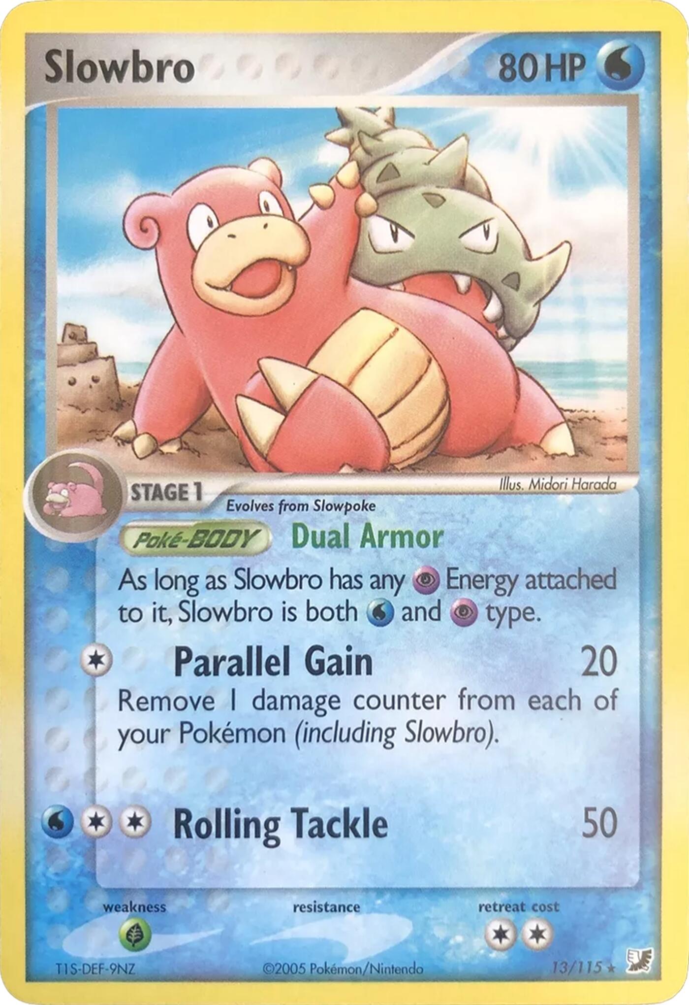 Slowbro (13/115) (Theme Deck Exclusives) [EX: Unseen Forces] | Odin's Place