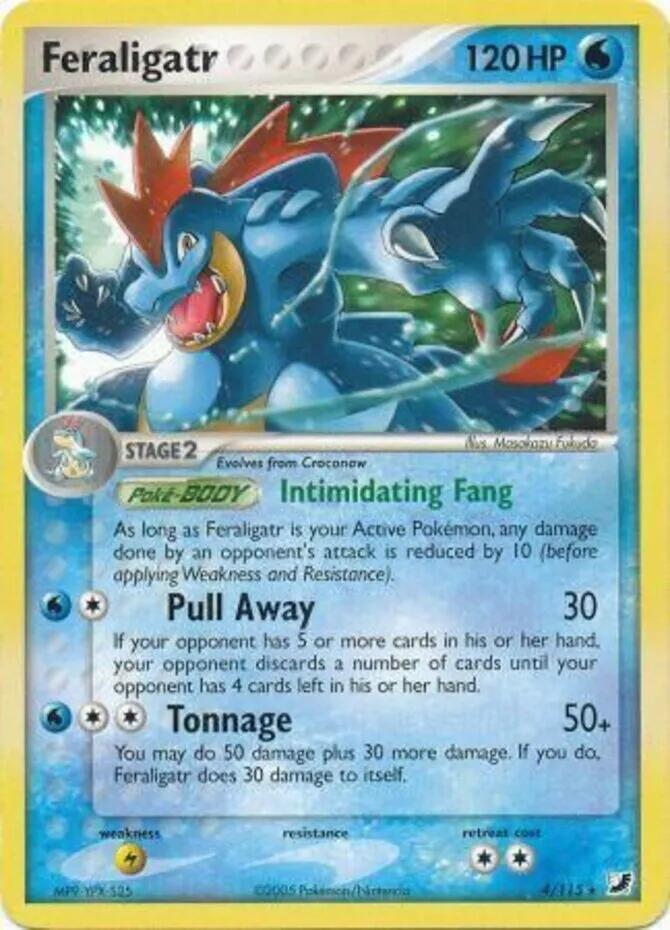 Feraligatr (4/115) (Theme Deck Exclusives) [EX: Unseen Forces] | Odin's Place