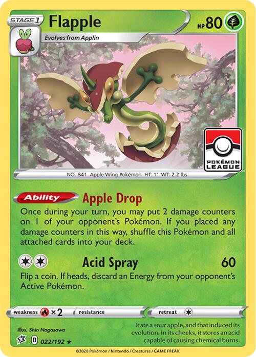 Flapple (022/192) (2024 League Promo) [League & Championship Cards] | Odin's Place