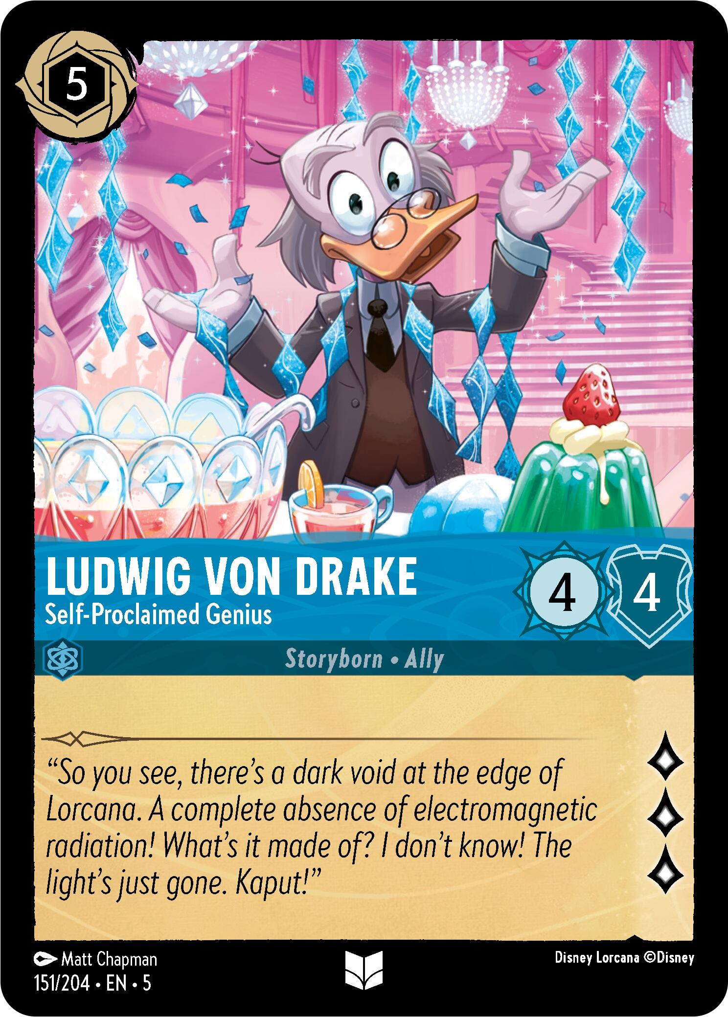 Ludwig Von Drake - Self-Proclaimed Genius (151/204) [Shimmering Skies] | Odin's Place