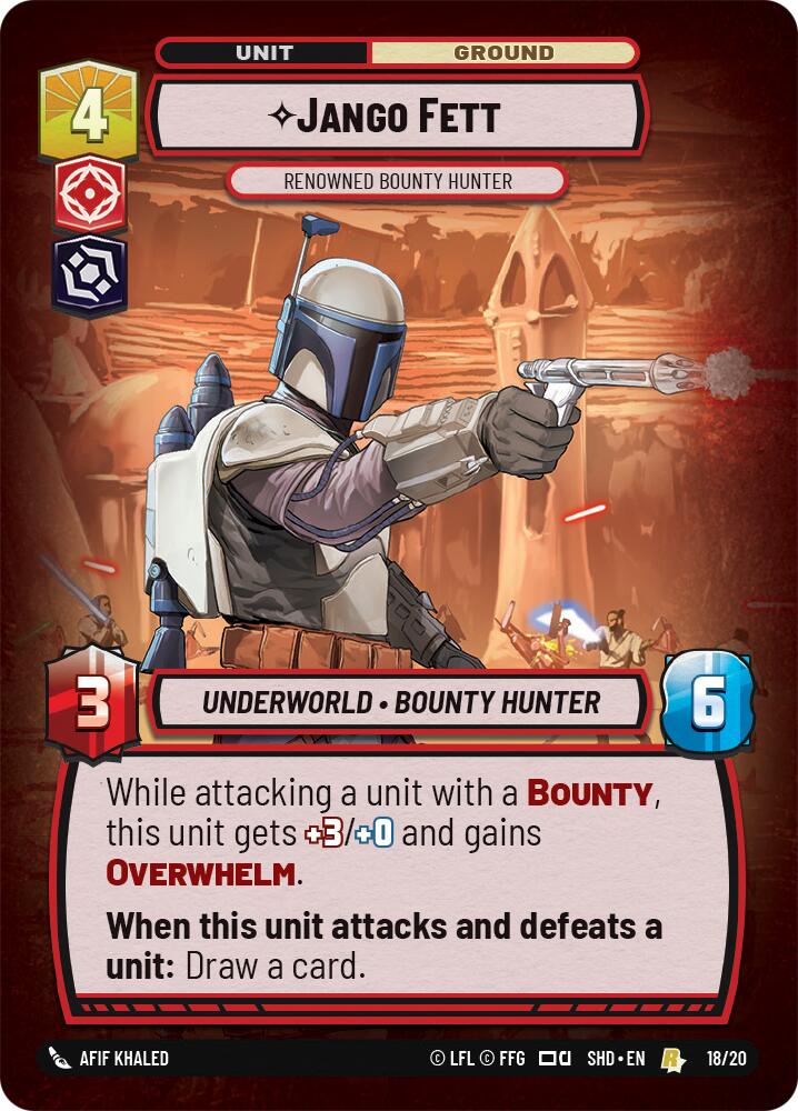 Jango Fett - Renowned Bounty Hunter (18/20) (18/20) [Shadows of the Galaxy: Weekly Play] | Odin's Place