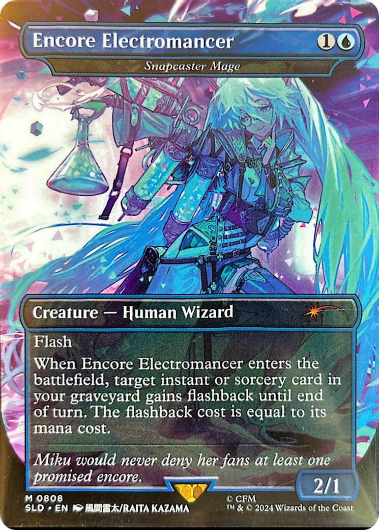 Encore Electromancer - Snapcaster Mage (Rainbow Foil) [Secret Lair Drop Series] | Odin's Place