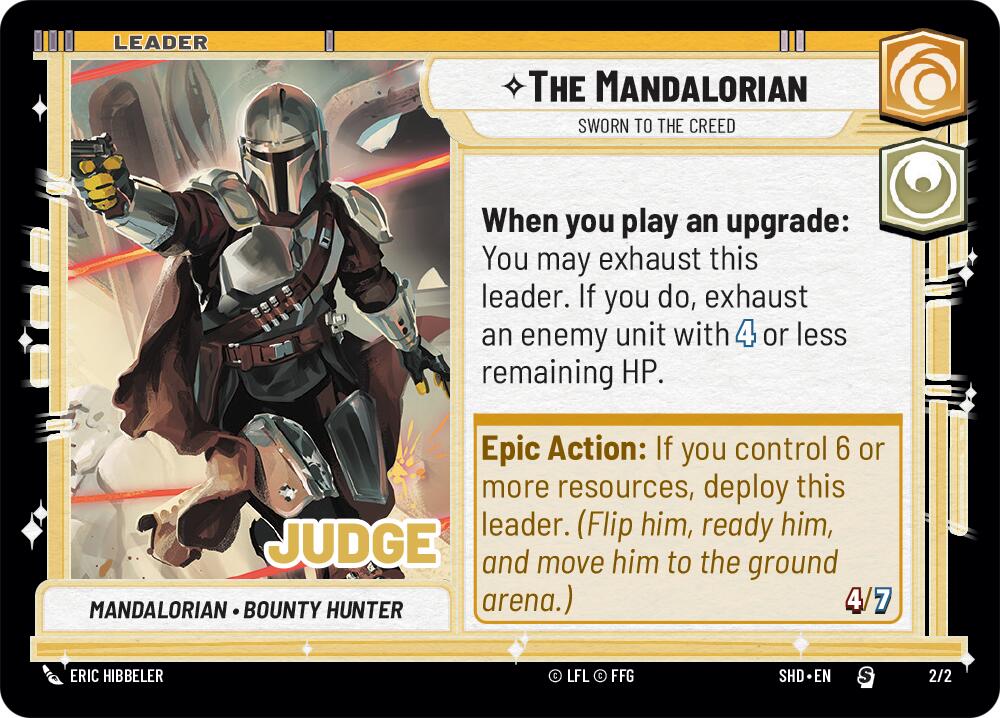 The Mandalorian - Sworn To The Creed (2/2) (Judge Promo) (2/2) [Shadows of the Galaxy Promos] | Odin's Place