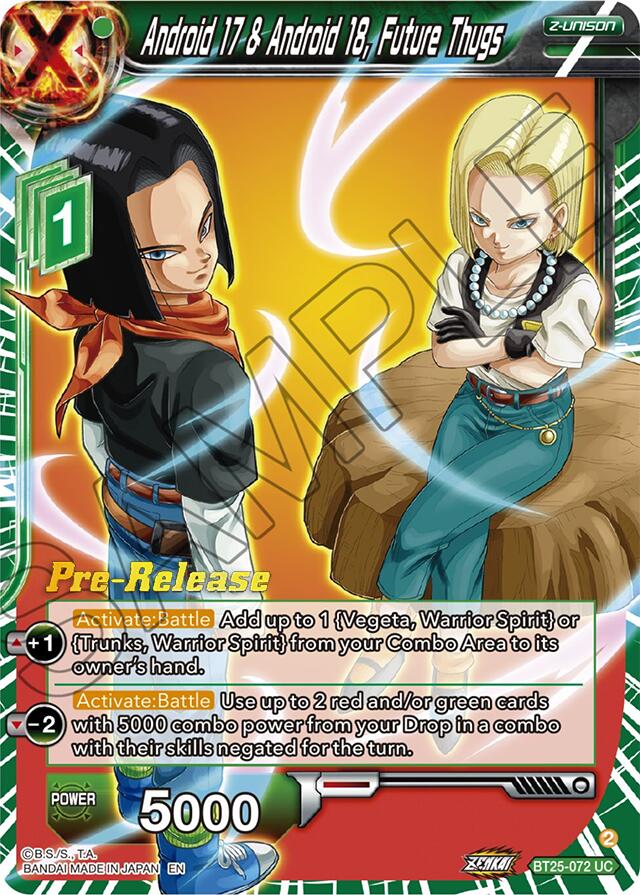Android 17 & Android 18, Future Thugs (BT25-072) [Legend of the Dragon Balls Prerelease Promos] | Odin's Place