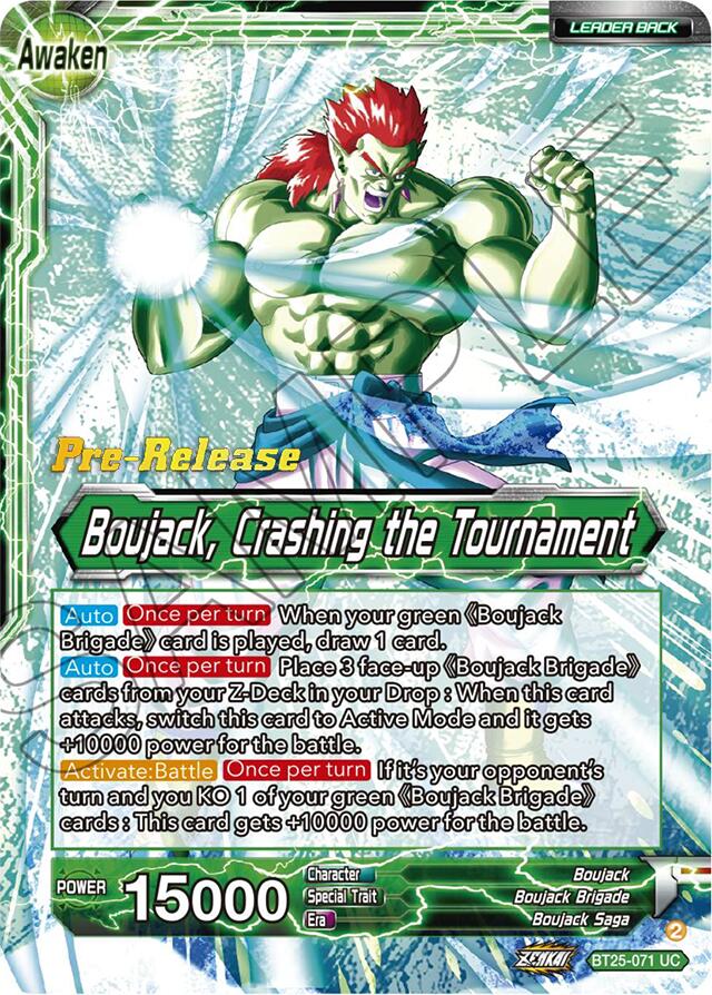 Boujack Brigade // Boujack, Crashing the Tournament (BT25-071) [Legend of the Dragon Balls Prerelease Promos] | Odin's Place