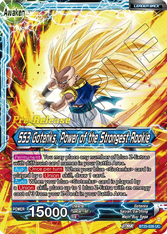 Gotenks // SS3 Gotenks, Power of the Strongest Rookie (BT25-036) [Legend of the Dragon Balls Prerelease Promos] | Odin's Place