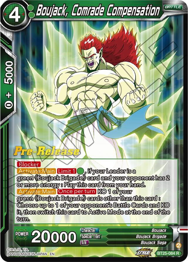 Boujack, Comrade Compensation (BT25-084) [Legend of the Dragon Balls Prerelease Promos] | Odin's Place
