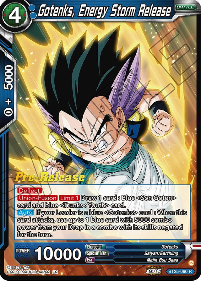 Gotenks, Energy Storm Release (BT25-060) [Legend of the Dragon Balls Prerelease Promos] | Odin's Place