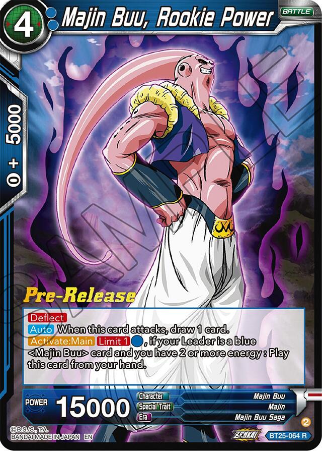 Majin Buu, Rookie Power (BT25-064) [Legend of the Dragon Balls Prerelease Promos] | Odin's Place