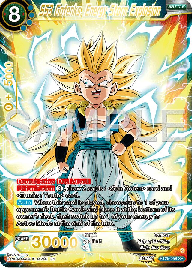 SS3 Gotenks, Energy Storm Explosion (BT25-058) [Legend of the Dragon Balls] | Odin's Place