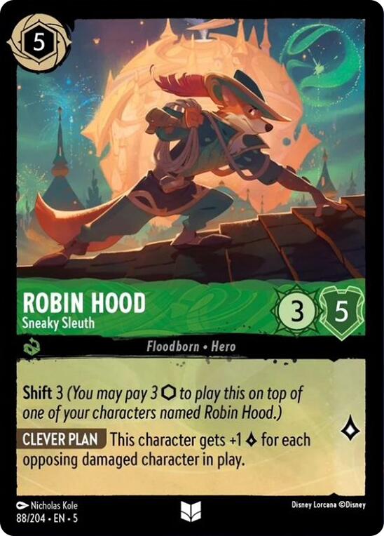 Robin Hood - Sneaky Sleuth (88/204) [Shimmering Skies] | Odin's Place