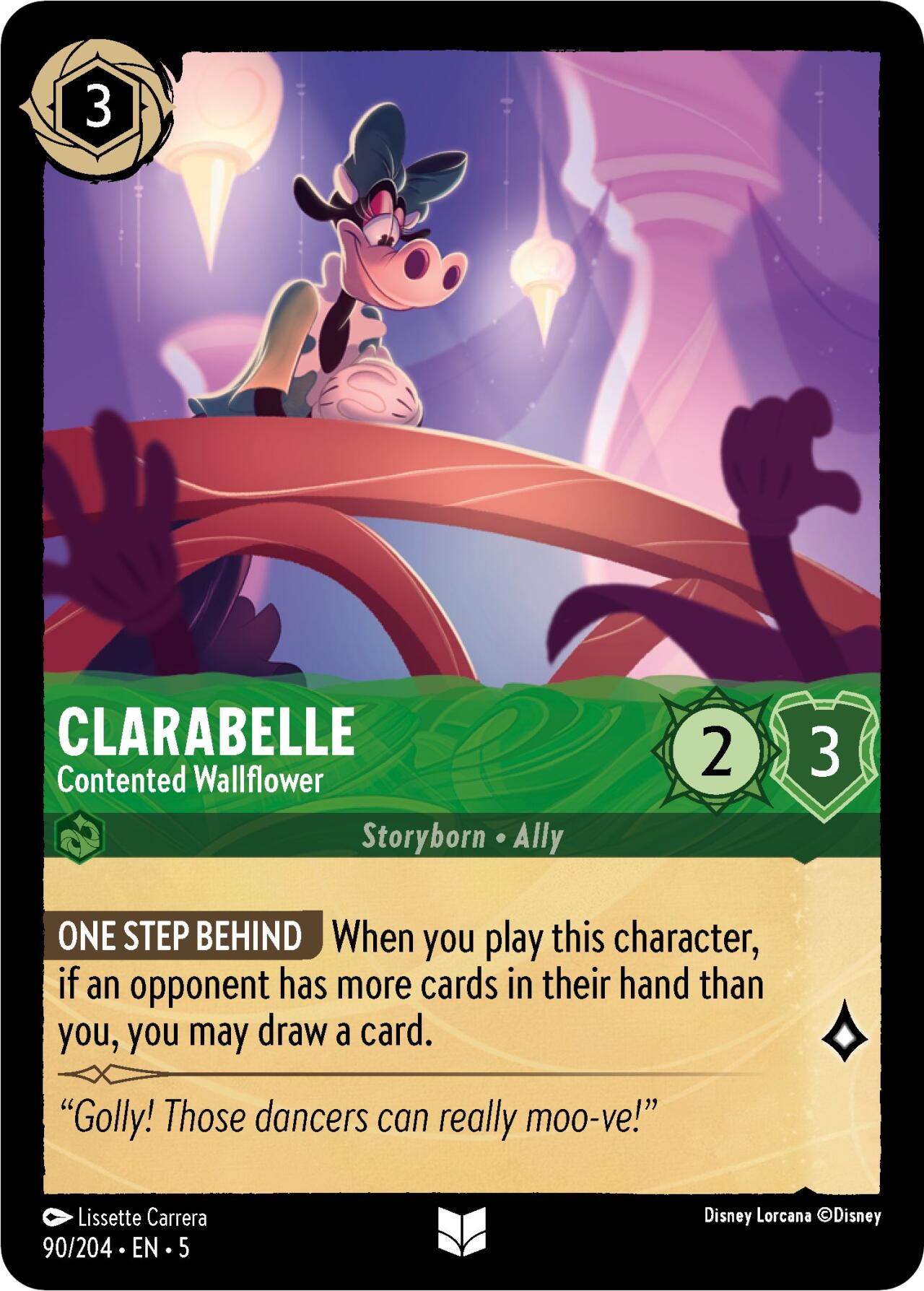 Clarabelle - Contented Wallflower (90/204) [Shimmering Skies] | Odin's Place