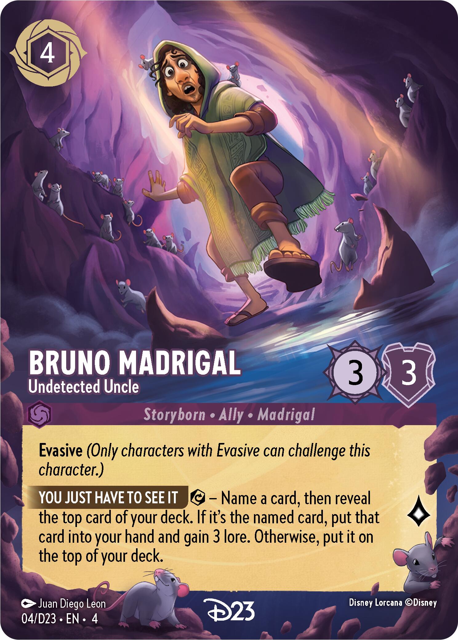 Bruno Madrigal - Undetected Uncle (4) [D23 Promos] | Odin's Place