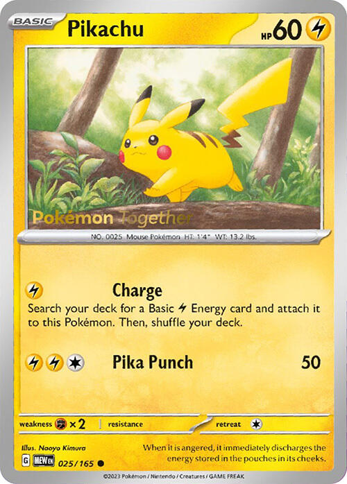 Pikachu (025/165) (PokePost Promo) [Scarlet & Violet 151] | Odin's Place