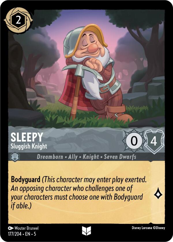 Sleepy - Sluggish Knight (177/204) [Shimmering Skies] | Odin's Place