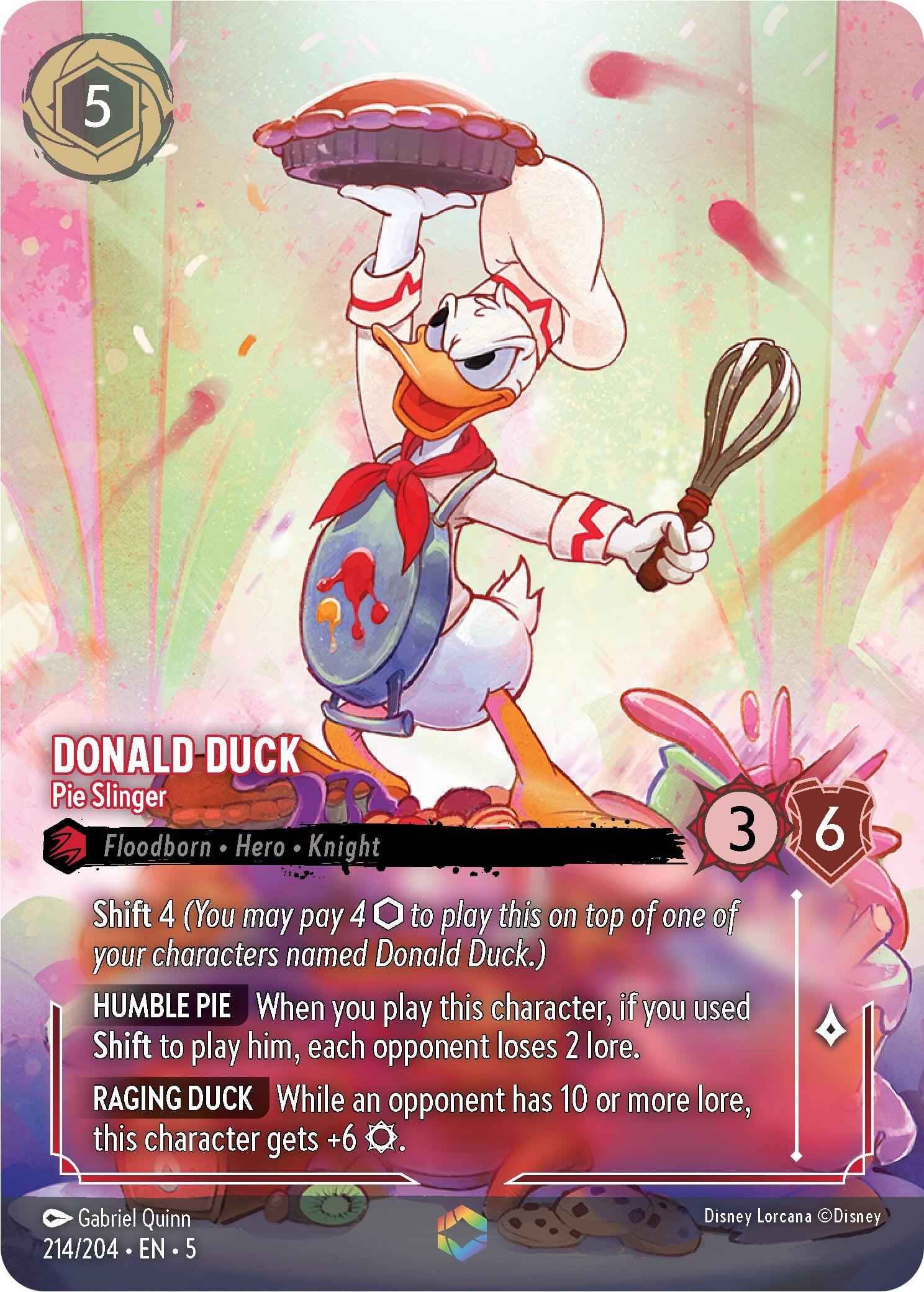 Donald Duck - Pie Slinger (Enchanted) (214/204) [Shimmering Skies] | Odin's Place