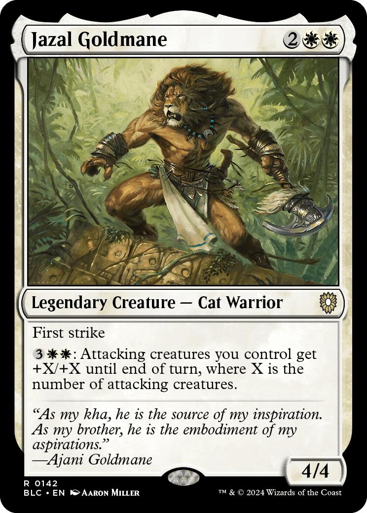 Jazal Goldmane [Bloomburrow Commander] | Odin's Place