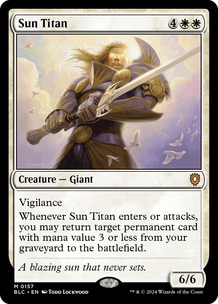 Sun Titan [Bloomburrow Commander] | Odin's Place