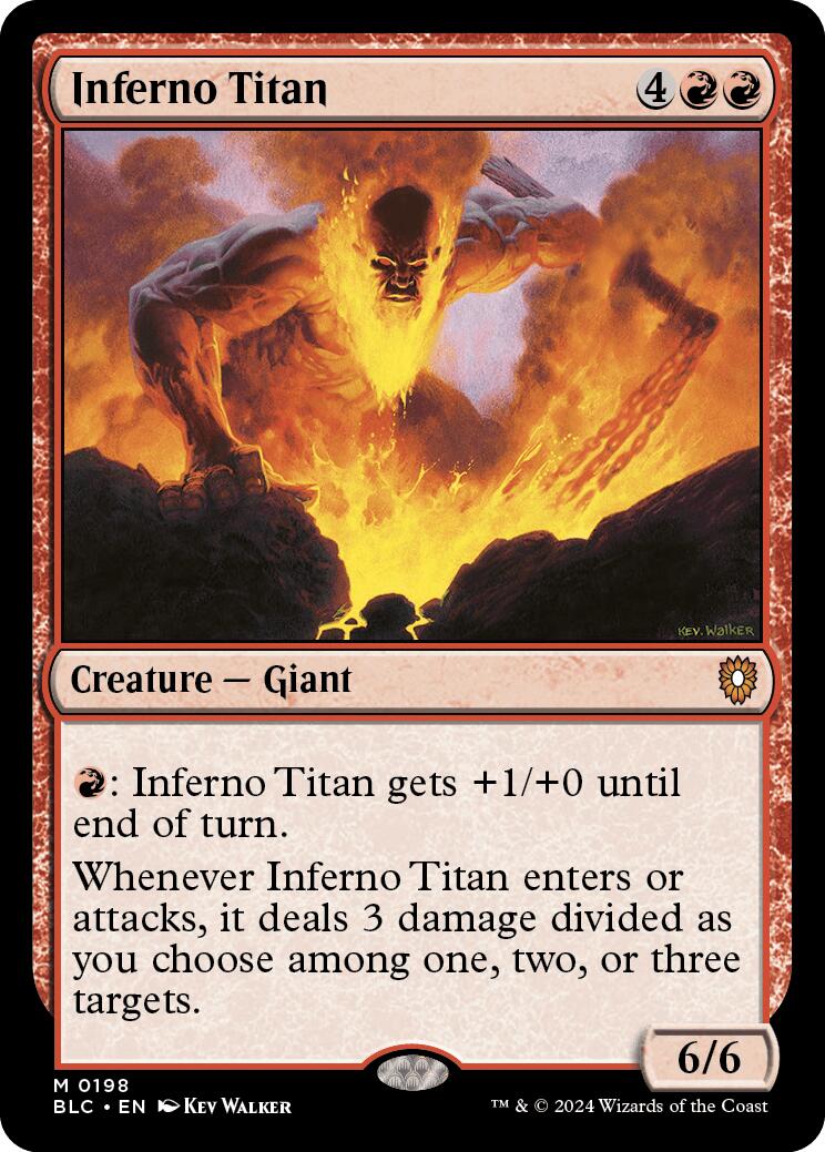 Inferno Titan [Bloomburrow Commander] | Odin's Place