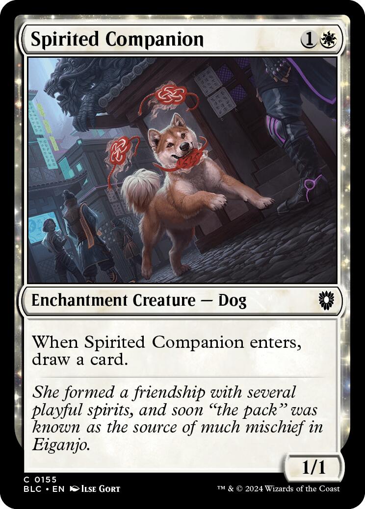 Spirited Companion [Bloomburrow Commander] | Odin's Place