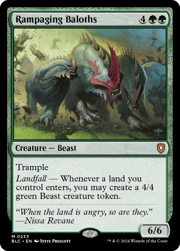 Rampaging Baloths [Bloomburrow Commander] | Odin's Place