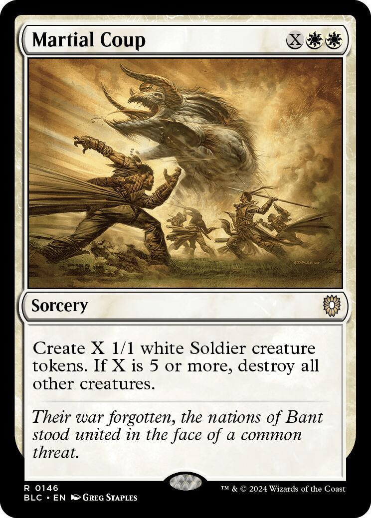 Martial Coup [Bloomburrow Commander] | Odin's Place