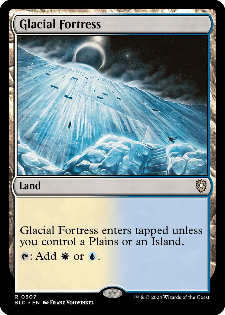 Glacial Fortress [Bloomburrow Commander] | Odin's Place