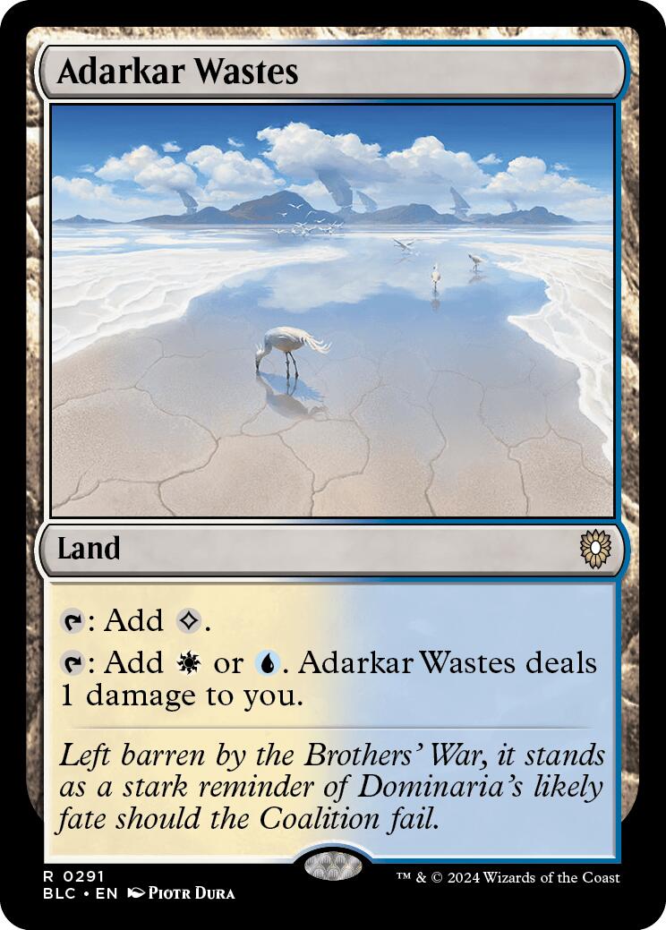 Adarkar Wastes [Bloomburrow Commander] | Odin's Place