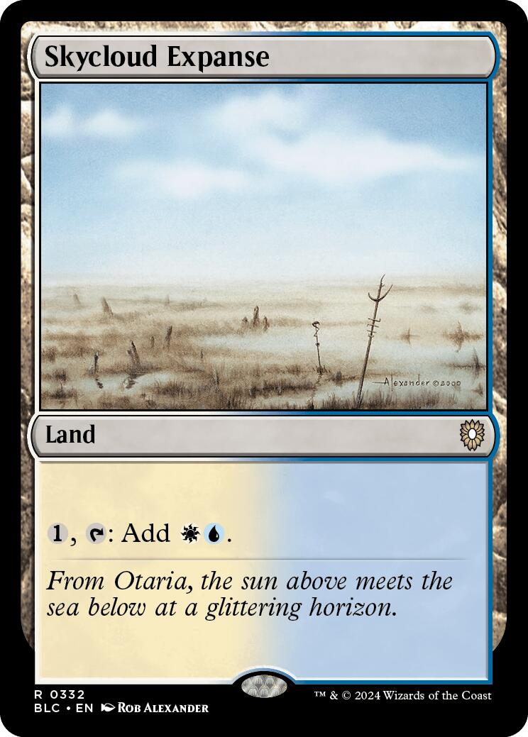 Skycloud Expanse [Bloomburrow Commander] | Odin's Place