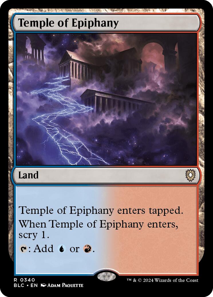 Temple of Epiphany [Bloomburrow Commander] | Odin's Place