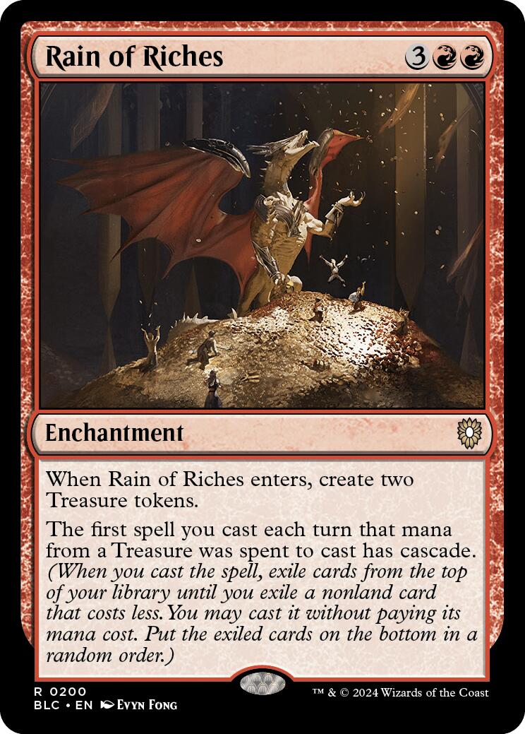 Rain of Riches [Bloomburrow Commander] | Odin's Place