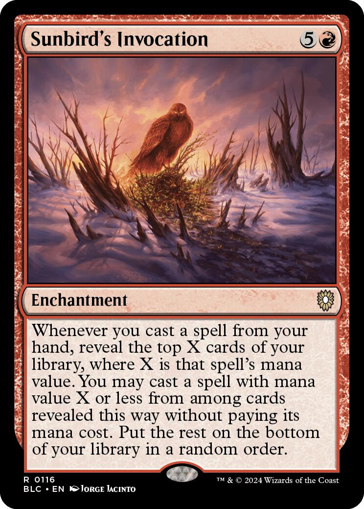 Sunbird's Invocation [Bloomburrow Commander] | Odin's Place