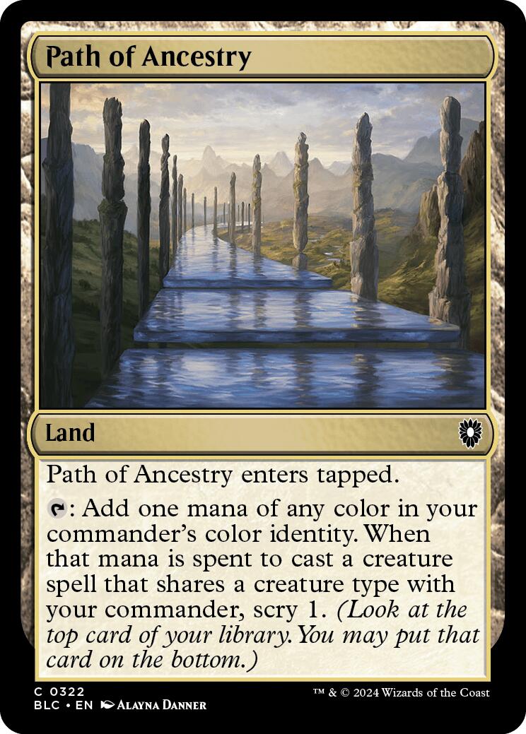 Path of Ancestry [Bloomburrow Commander] | Odin's Place