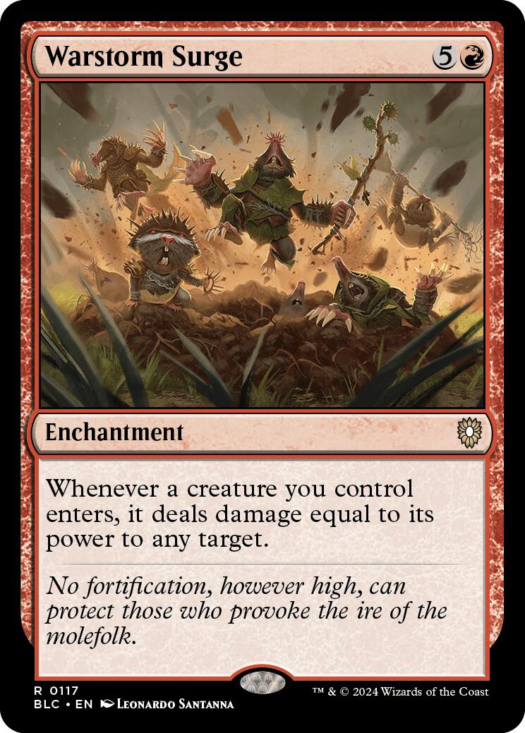 Warstorm Surge [Bloomburrow Commander] | Odin's Place