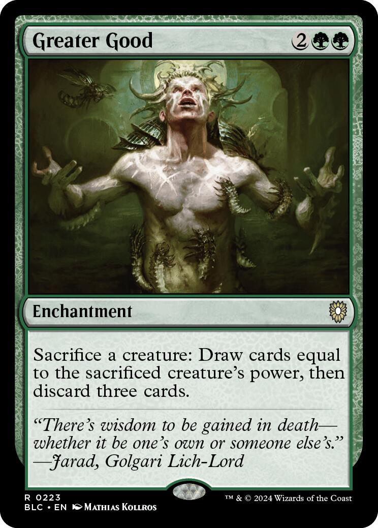 Greater Good [Bloomburrow Commander] | Odin's Place