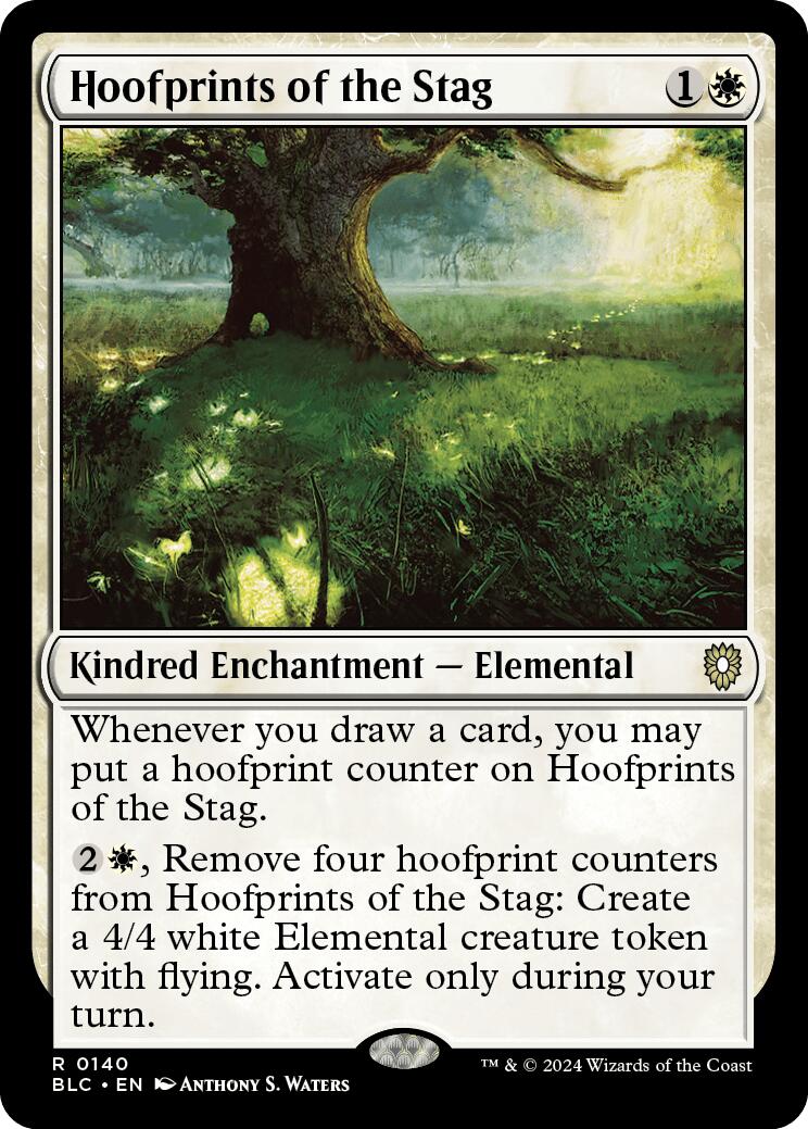 Hoofprints of the Stag [Bloomburrow Commander] | Odin's Place