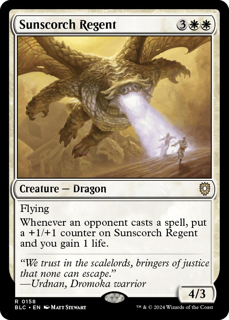 Sunscorch Regent [Bloomburrow Commander] | Odin's Place