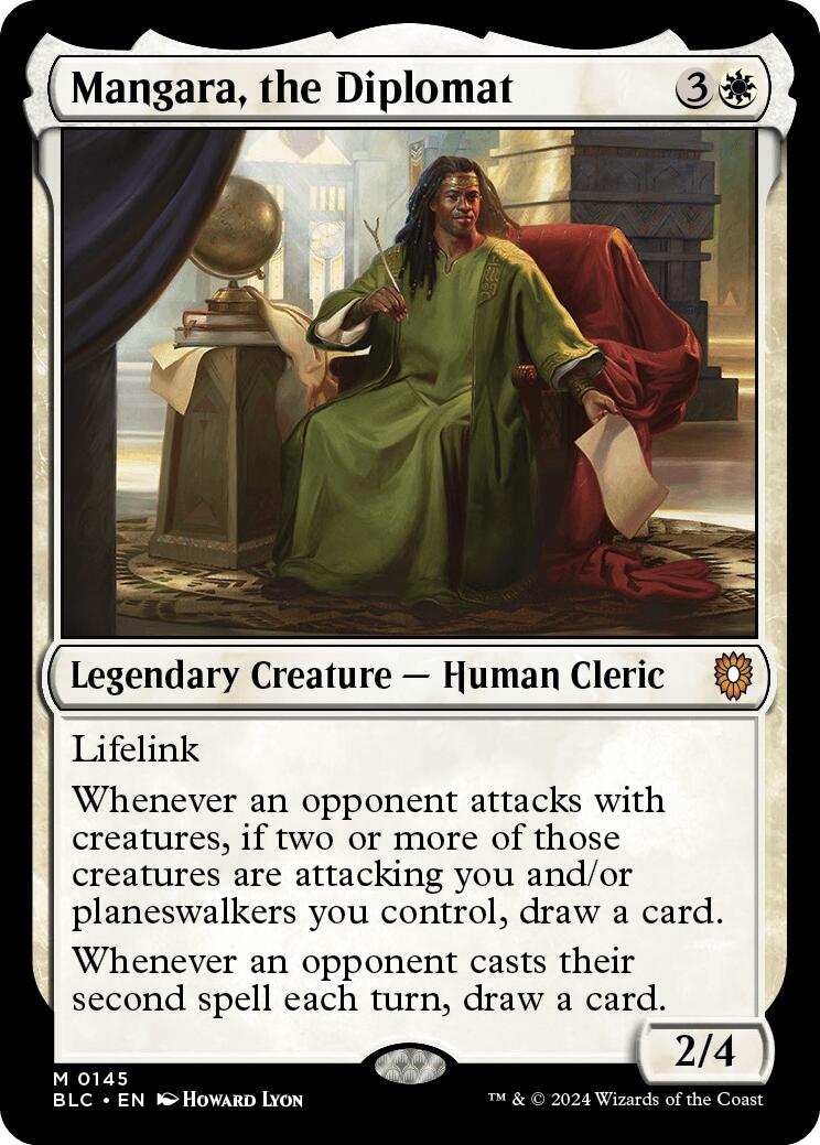 Mangara, the Diplomat [Bloomburrow Commander] | Odin's Place