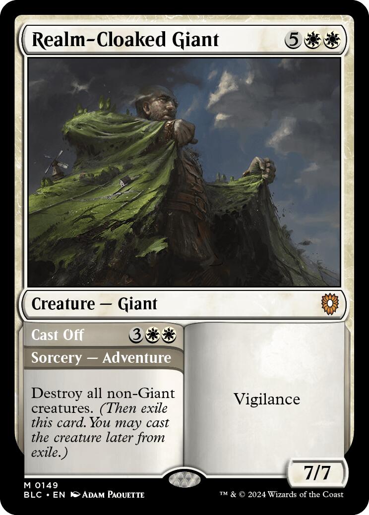 Realm-Cloaked Giant [Bloomburrow Commander] | Odin's Place