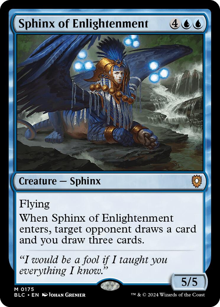Sphinx of Enlightenment [Bloomburrow Commander] | Odin's Place