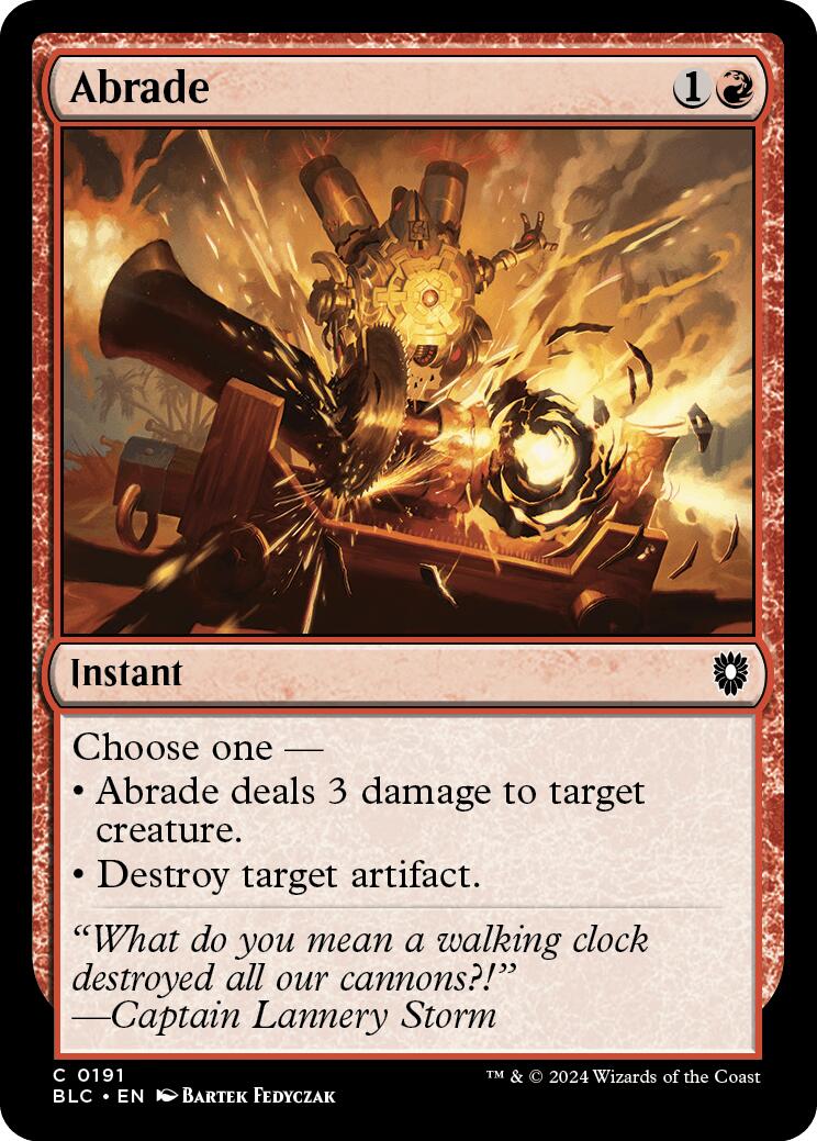 Abrade [Bloomburrow Commander] | Odin's Place