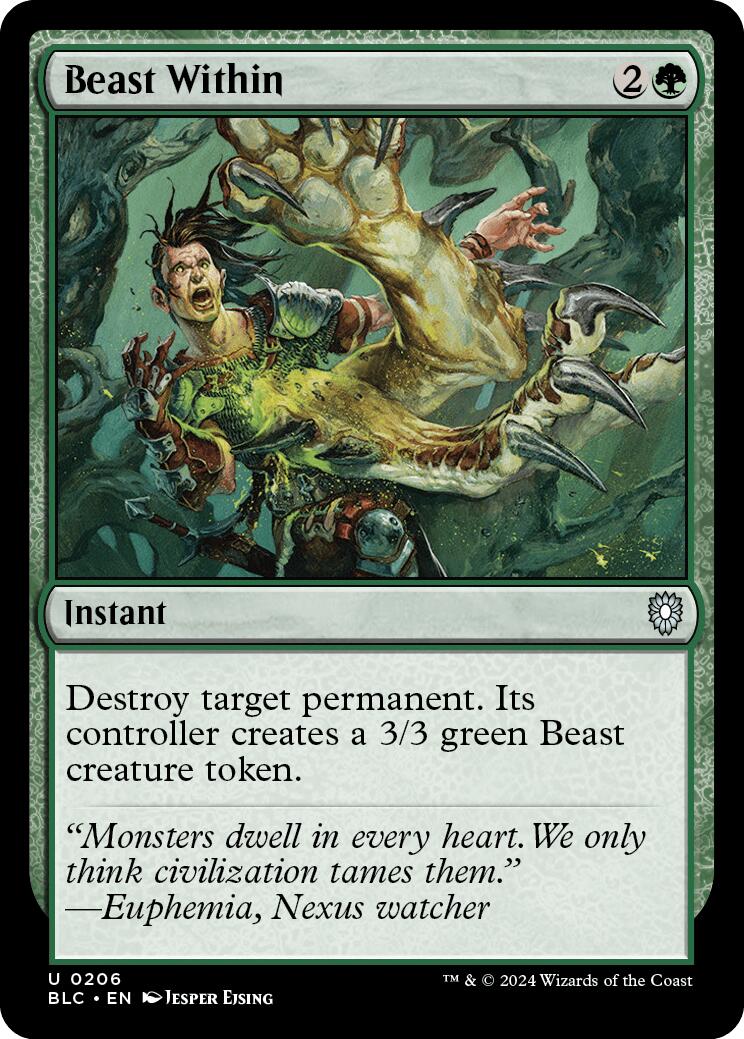 Beast Within [Bloomburrow Commander] | Odin's Place