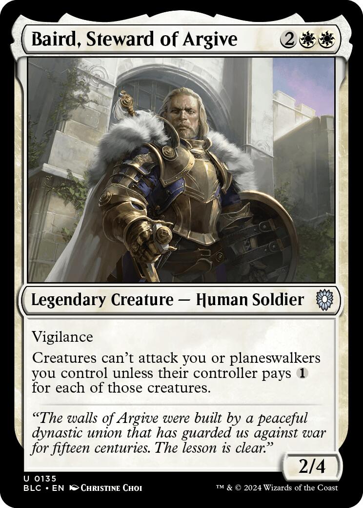 Baird, Steward of Argive [Bloomburrow Commander] | Odin's Place