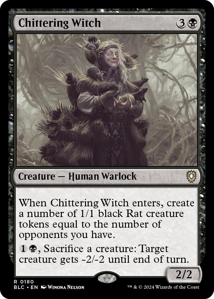 Chittering Witch [Bloomburrow Commander] | Odin's Place